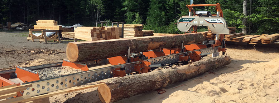 Milling Timber in Moncton Area