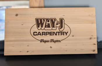 Custom Hemlock Wooden Laser Signs