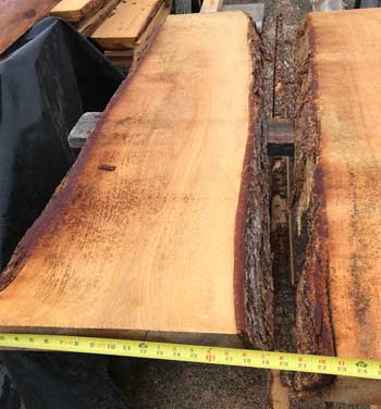 Live Edge Hemlock Lumber Moncton