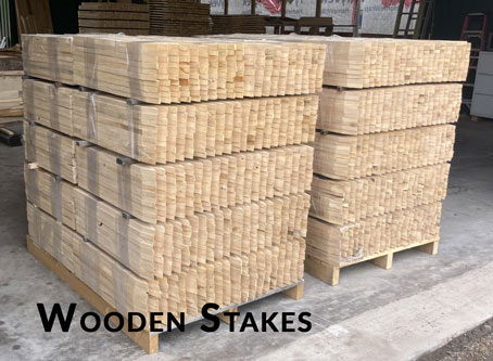 Hemlock Wooden Stakes